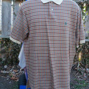 VINTAGE POLO by RALPH LAUREN POLO SHIRT PLAID